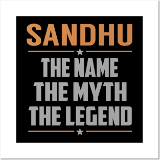 SANDHU The Name The Myth The Legend Posters and Art